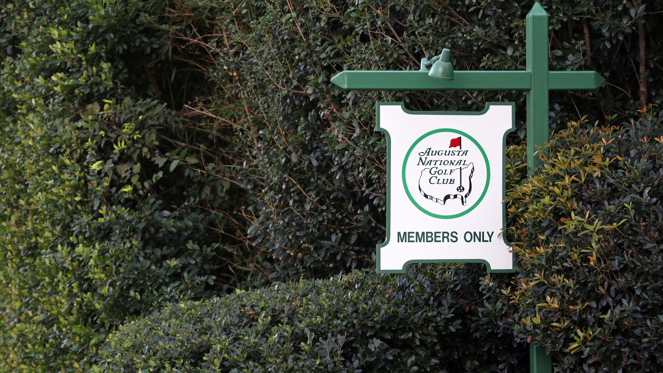 Image of The Masters sign