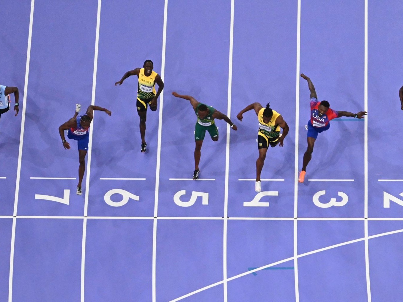 Action shot of sprinters - SportOnSocial 2025