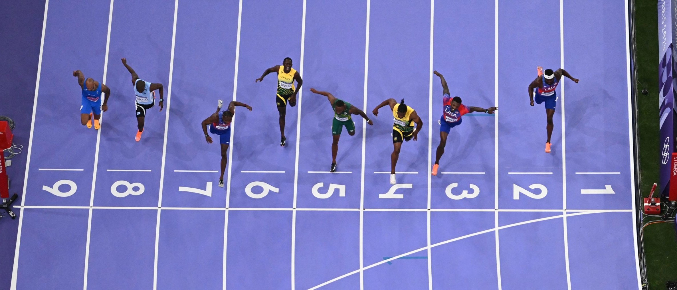 Action shot of sprinters - SportOnSocial 2025