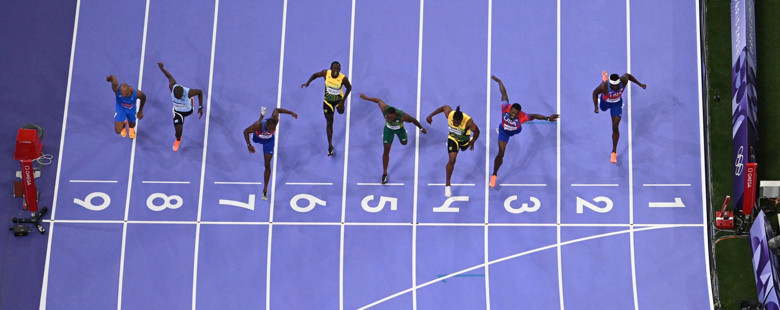 Action shot of sprinters - SportOnSocial 2025