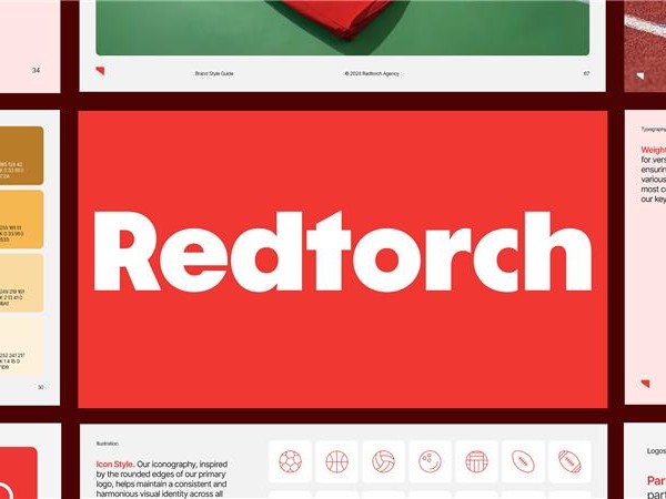 Collage image of Redtorch's rebrand