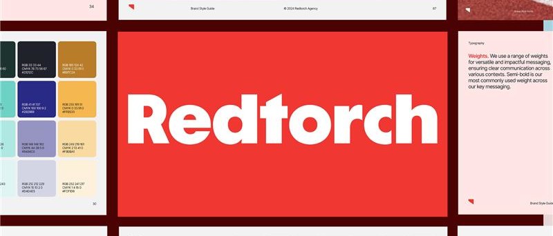 Collage image of Redtorch's rebrand