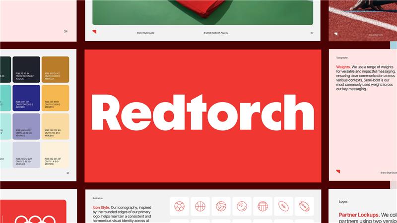 Collage image of Redtorch's rebrand