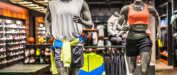 Running store showing merchandise