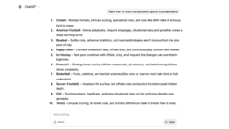 Sport in 2026 - Most Complicated Sports